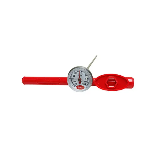 Cooper-Atkins 1246-01-1 Pocket Thermometer - Dial 5" Stem 1" Dial -40 to 180°F ±2°F Sheath-36/Case