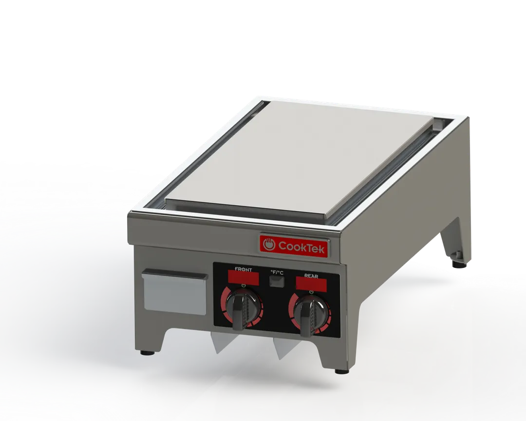 CookTek 682101 16" Countertop Induction Plancha, Single Zone, Chrome Plate, 7 kW, 208/240v