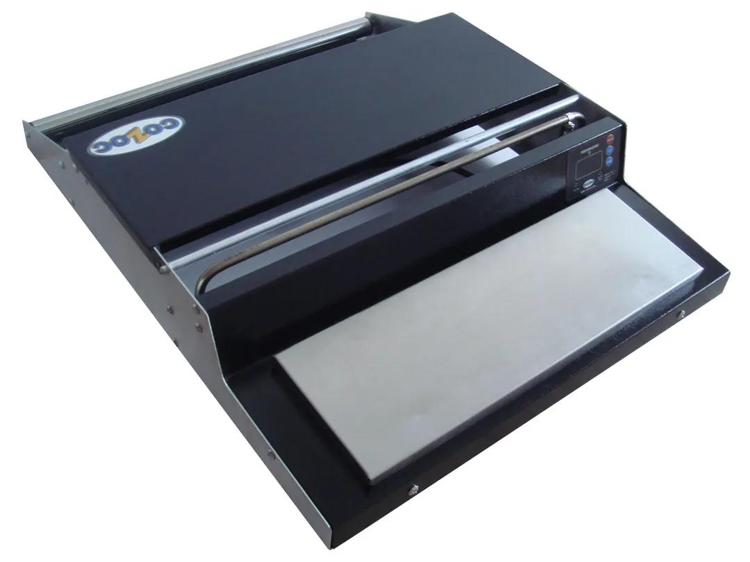 Cozoc FW5003-20 Shrink Wrapper, 21" W x 25" D x 7" H, 18" PVC Film, 15" x 5" Hot Platform, 250W, Special Order