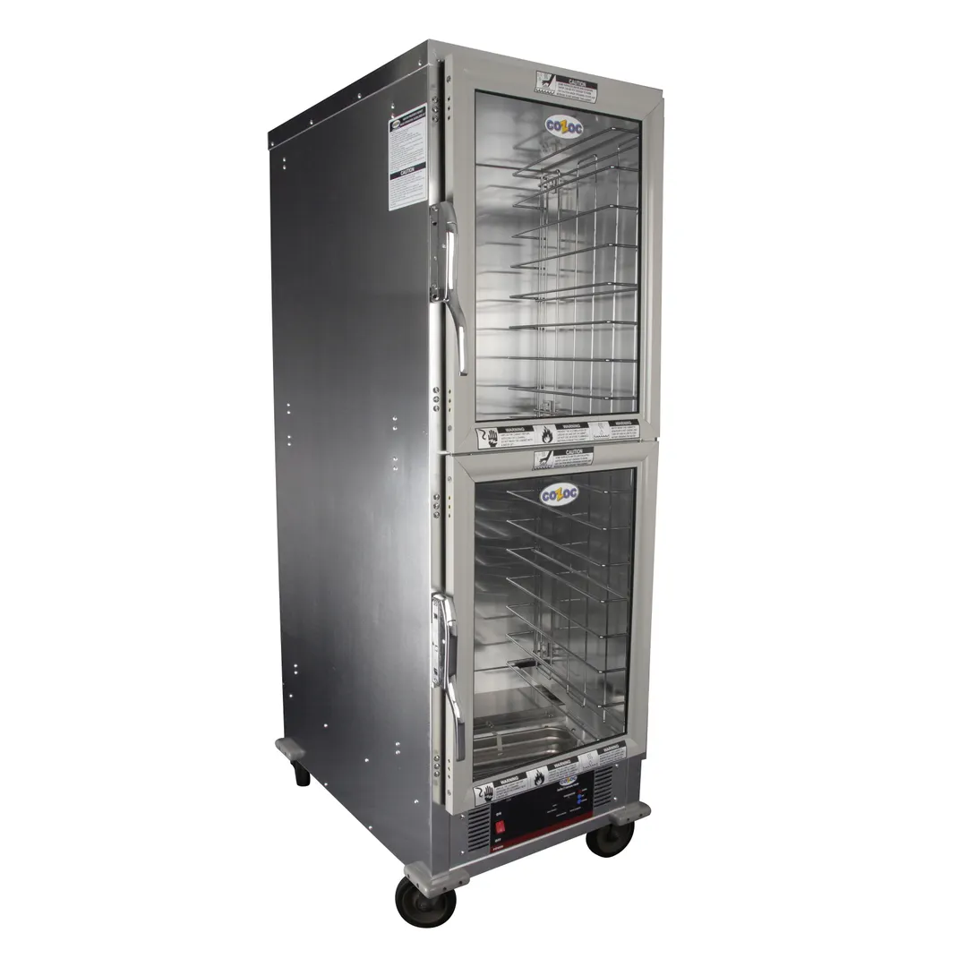 Cozoc HPC7011-C9F9 (TD) Full Height Non-Insulated Heated Proofer Cabinet, Mobile, Dutch Doors