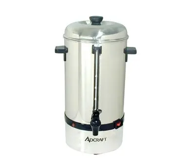Adcraft CP-60 Coffee Percolator with 60-Cup Capacity, Stainless Steel / 1.350W - 120V