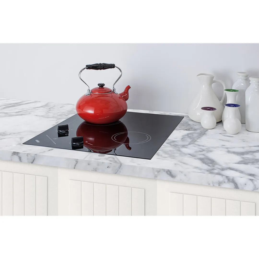 Summit CR2B121 21" Electric Radiant Cooktop w/ (2) Burners, Black Smooth Ceramic Glass Surface, 1.4 kW, 115v