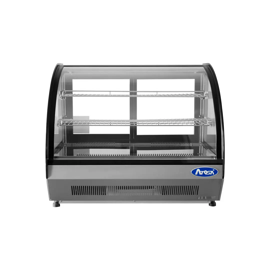 Atosa USA CRDC-35 27" Countertop Refrigerated Display Case w/ Sliding Glass Door, 3.5 cu. ft.
