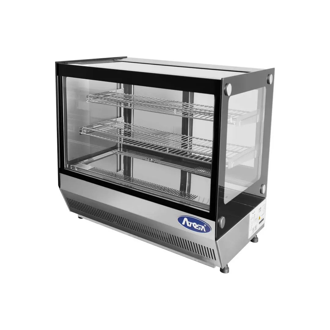 Atosa USA CRDS-42 27" Countertop Refrigerated Display Case w/ Sliding Glass Door, 4.2 cu. ft.