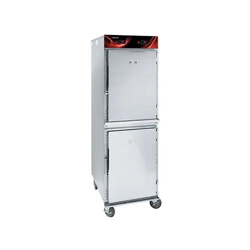 Cres Cor 1000HHSS2DX 2-Compartment Heated Holding Cabinet, Stainless Steel, Dutch Doors, 16×12"×20" Pan Capacity