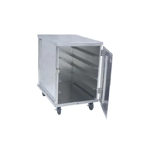 Cres Cor 101152010 Aluminum 10 Tray Meal Delivery Cart w/ Single Compartment