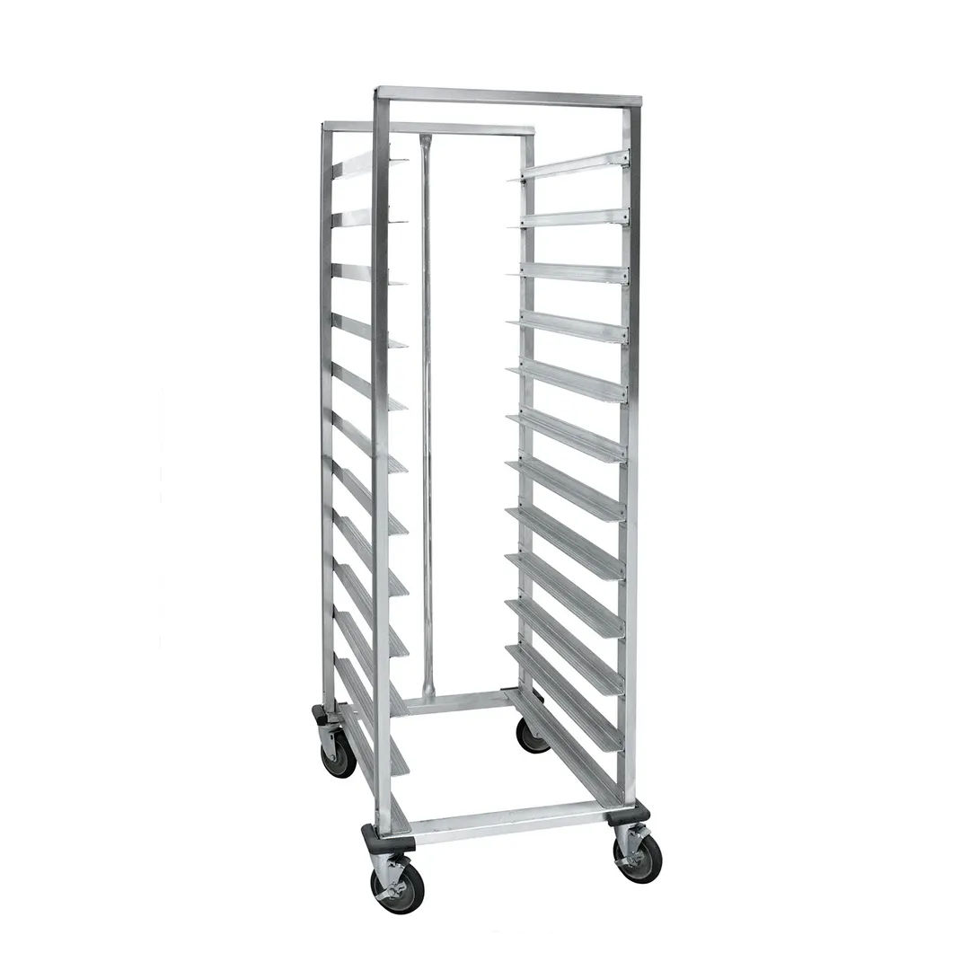 Cres Cor 2071820SD 20 Pan End Load Full Height Mobile Super Duty Aluminum Sheet Pan Rack