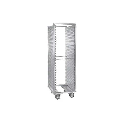 Cres Cor 2081835D 35 Pan Aluminum Roll-In Refrigerator Rack w/ Corrugated Sidewalls and Bumper & Enclosed Base