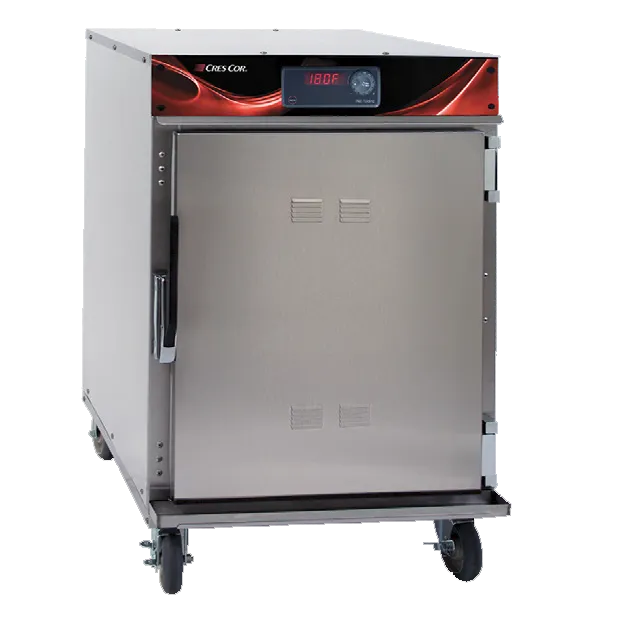 Cres Cor 750HHSSDX 1-Compartment Heated Holding Cabinet, Stainless Steel, Solid Door, Mobile, 6-Pan Capacity