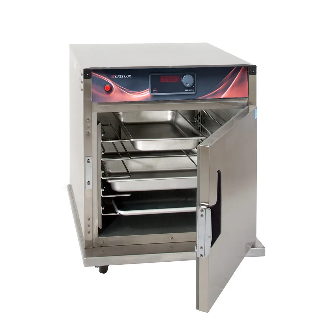 Cres Cor H137SUA5D 1-Section 1-Door Heated Holding Cabinet, Stainless Steel, 31"-36" Height, 5-Pan Capacity