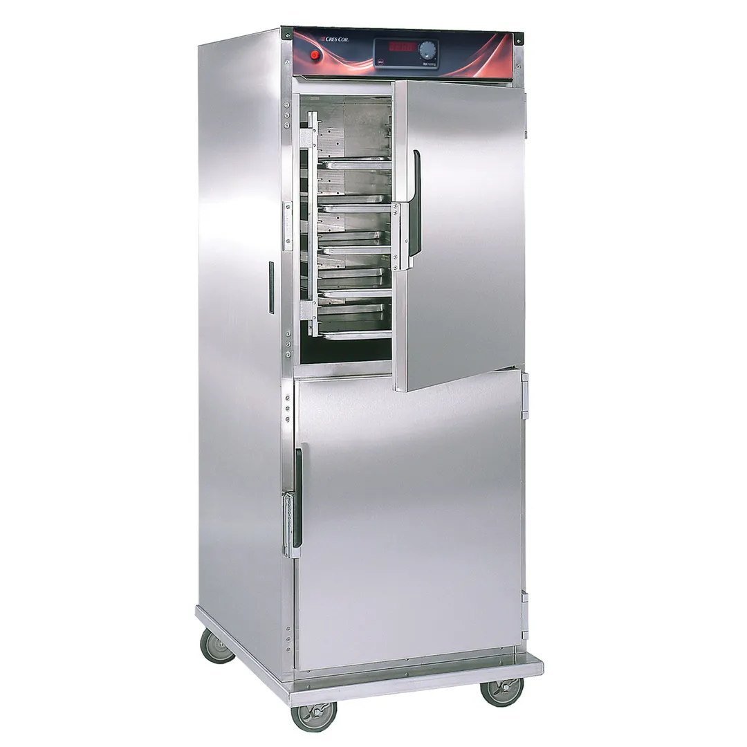 Cres Cor H138S1834D 1-Section Heated Holding Cabinet, 32-Pan Capacity, Dutch Doors, Stainless Steel, ENERGY STAR