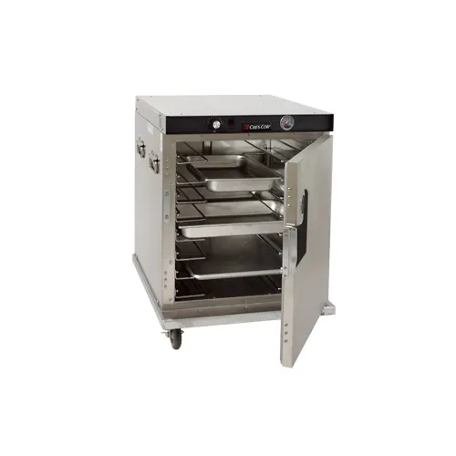 Cres Cor H339UA8C "Half Height" 1-Door Solid Door Heated Holding Cabinet, 8 Pan 18"x26", Aluminum