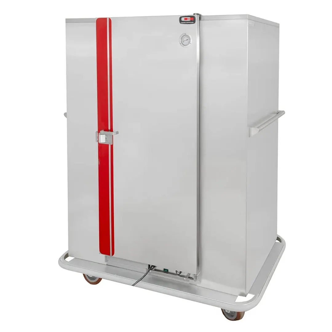 Carter-Hoffmann BB120E 67"-72" 1-Door Stainless Banquet Cabinet, Electric Thermostat, 144 Plates