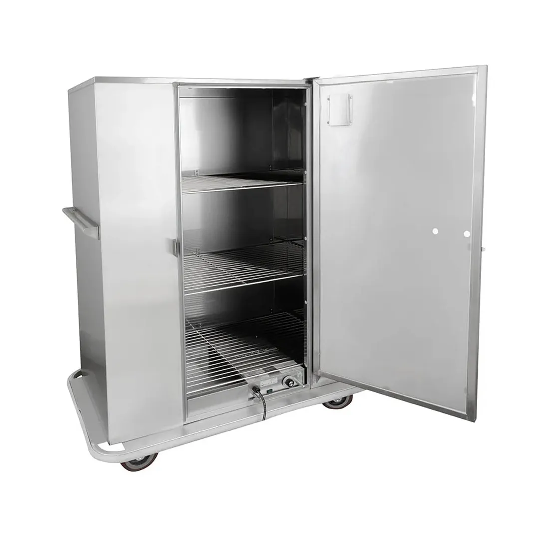 Carter-Hoffmann BB120E 67"-72" 1-Door Stainless Banquet Cabinet, Electric Thermostat, 144 Plates