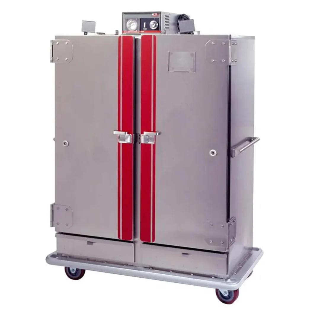 Carter-Hoffmann BB1300 1-Section 2-Door Electric Cabinet, 73"-78" H, 6" Casters, 120 Plates