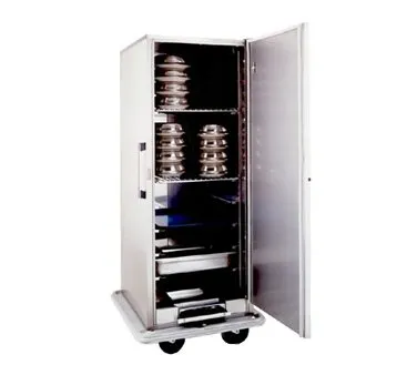 Carter-Hoffmann BB1864 1-Section 1-Door Heated Banquet Cabinet, 67"-72" Height, Stainless, 64 Plate