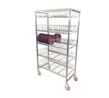 Carter-Hoffmann BSR180 69" Induction Base Drying Rack with 180 Capacity and Stainless Steel