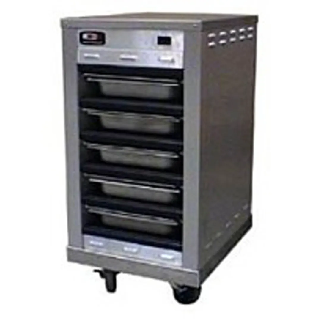 Carter-Hoffmann DF1220-5 Heated Holding Cabinet, ½-size, 5 Shelves, Stainless Steel, Doorless Pass-Through