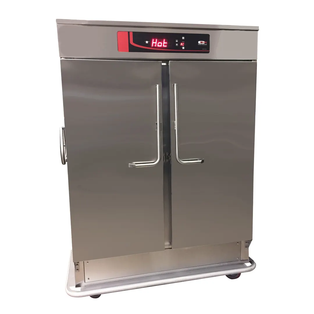 Carter-Hoffmann GTH120 2-Door Heated Banquet Cabinet, 120 Covered Plates, 1900W, Stainless Steel