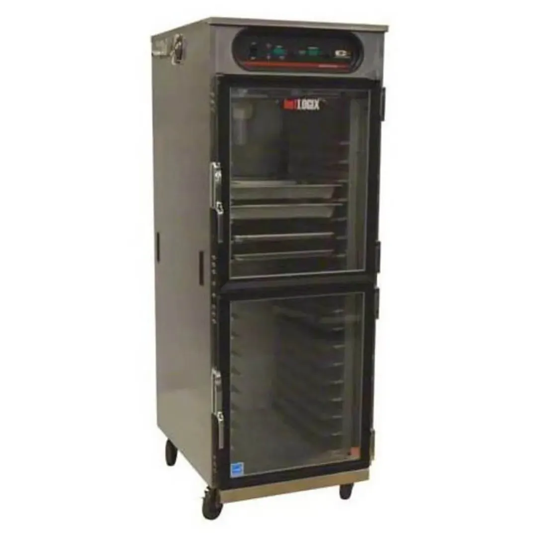 Carter-Hoffmann HL10-18 HotLOGIX "Full Height" 1-Door Heated Holding Cabinet, Solid Door, 36×12" or 18×26" Pan Capacity, Stainless Steel