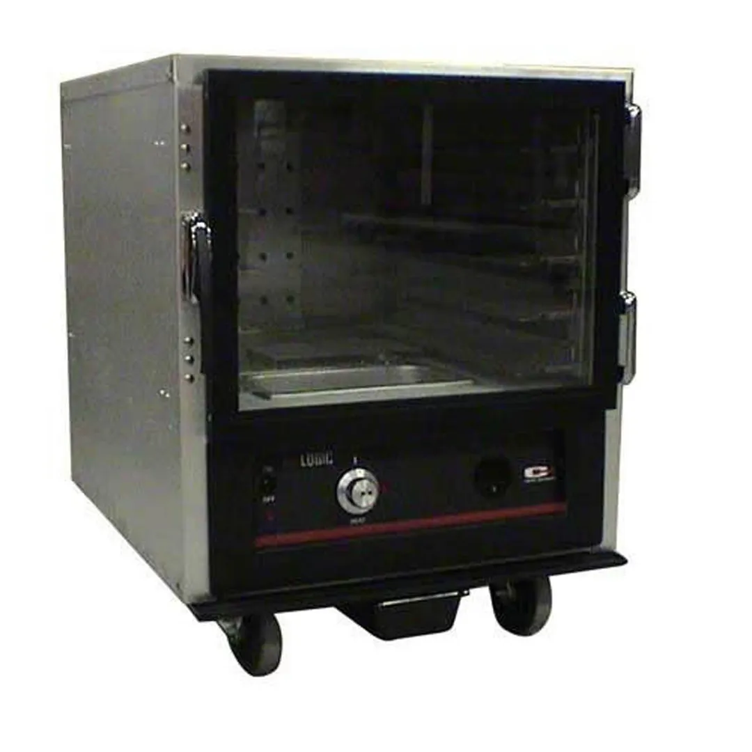 Carter-Hoffmann HL3-5 "Undercounter" 1-Door Heated Holding Cabinet, Clear Glass Door, 10-12"x20" or 5-18"x26" Pan Capacity