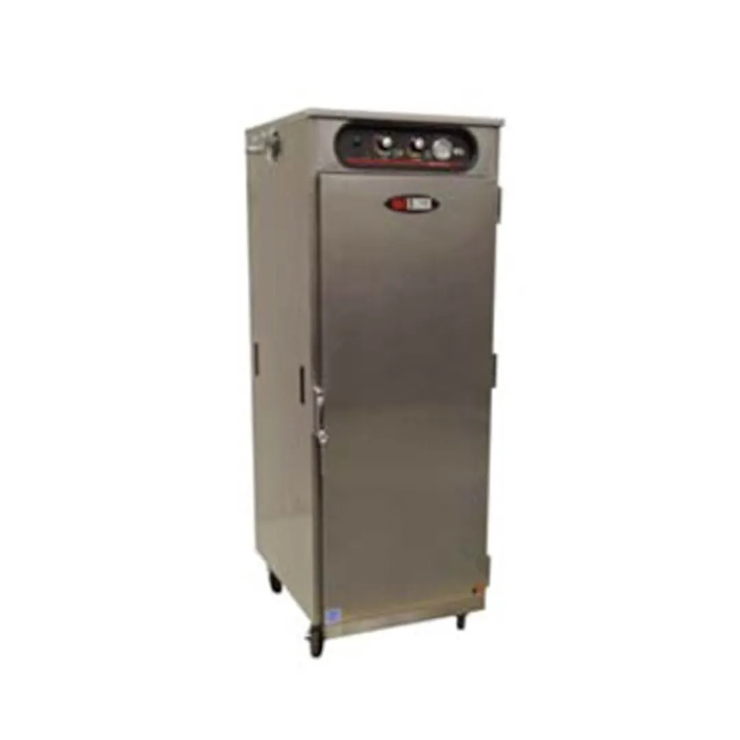 Carter-Hoffmann HL6-14 3/4 Height 1-Door Solid Heated Holding Cabinet, All Aluminum, 28x12" or 14x18" Pan Capacity