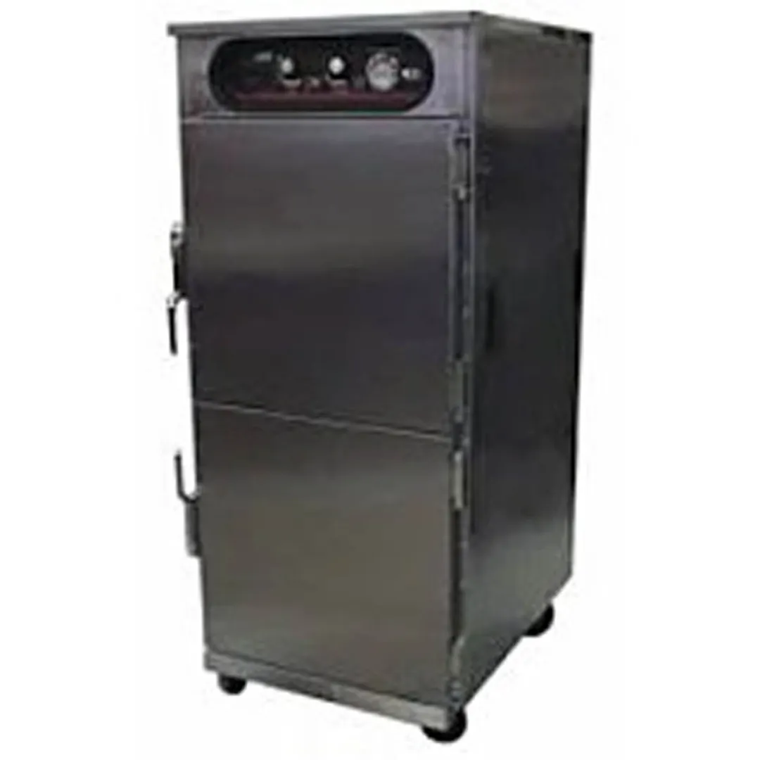 Carter-Hoffmann HL6-18 "Full Height" 1-Door Solid Heated Holding Cabinet, 73-78" Height, 36/12"x20" or 18/18"x26" Pan Capacity, Aluminum