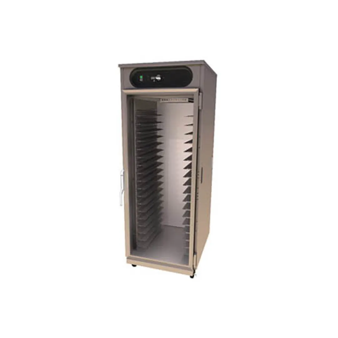 Carter-Hoffmann HL7-18 "Full Height" 1-Door Solid Heated Holding Cabinet, Stainless Steel, 36×12"x20"/18×18"x26" Pan Capacity