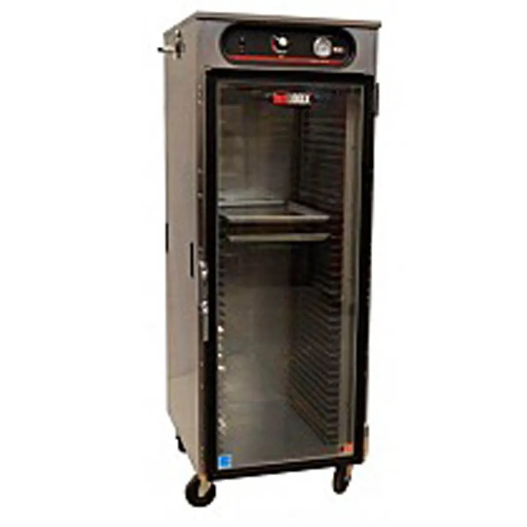Carter-Hoffmann HL8-18 "Full Height" 1-Door Solid Heated Holding Cabinet, Stainless Steel, 73"-78" Height, 36×12"x20"/18×18"x26" Pan Capacity