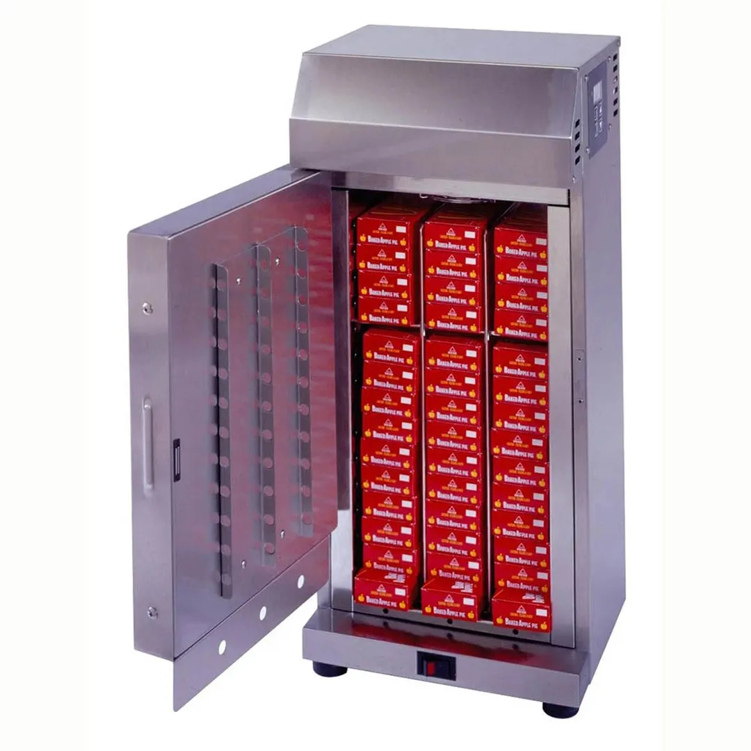 Carter-Hoffmann MDPM4 Pie Cabinet, 3-Column, 42 Pies, 12" Forced-Air, 165°F, Steel, cUL/NSF/CE
