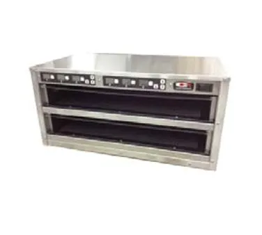 Carter-Hoffmann MZ212GS-2T Countertop Heated Holding Cabinet, Stainless Steel, 2" Pan Depth, Programmable Control