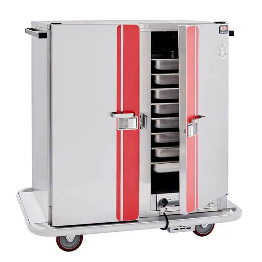 Carter-Hoffmann PH1215 2-Door "Full Height" Heated Holding Cabinet, 21 Pan Capacity, Stainless Steel, Solid Doors, Mobile