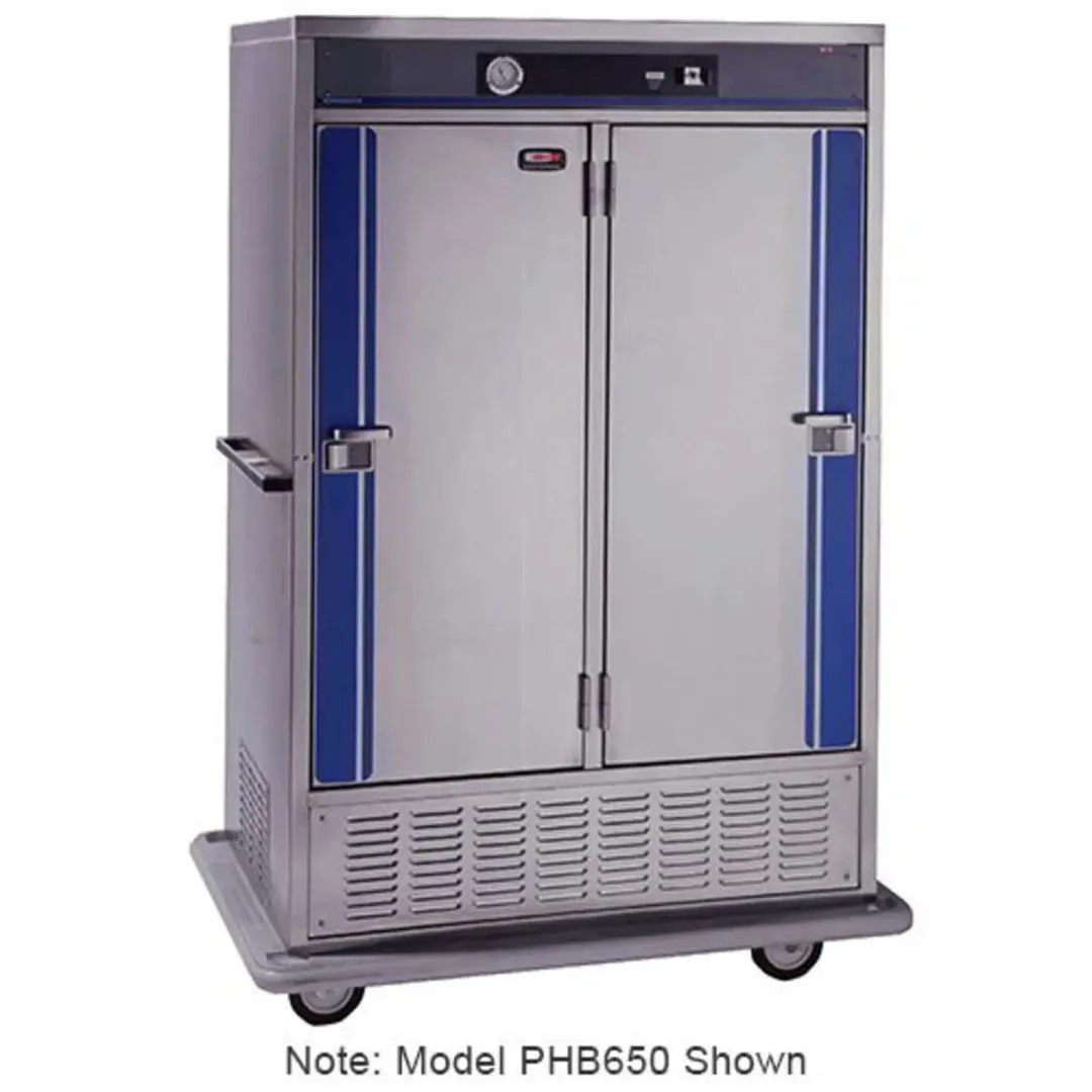 Carter-Hoffmann PHB975HE 2-Section 2-Door Solid Refrigerated Cabinet, Slides for 24 × 18"×26" Pans