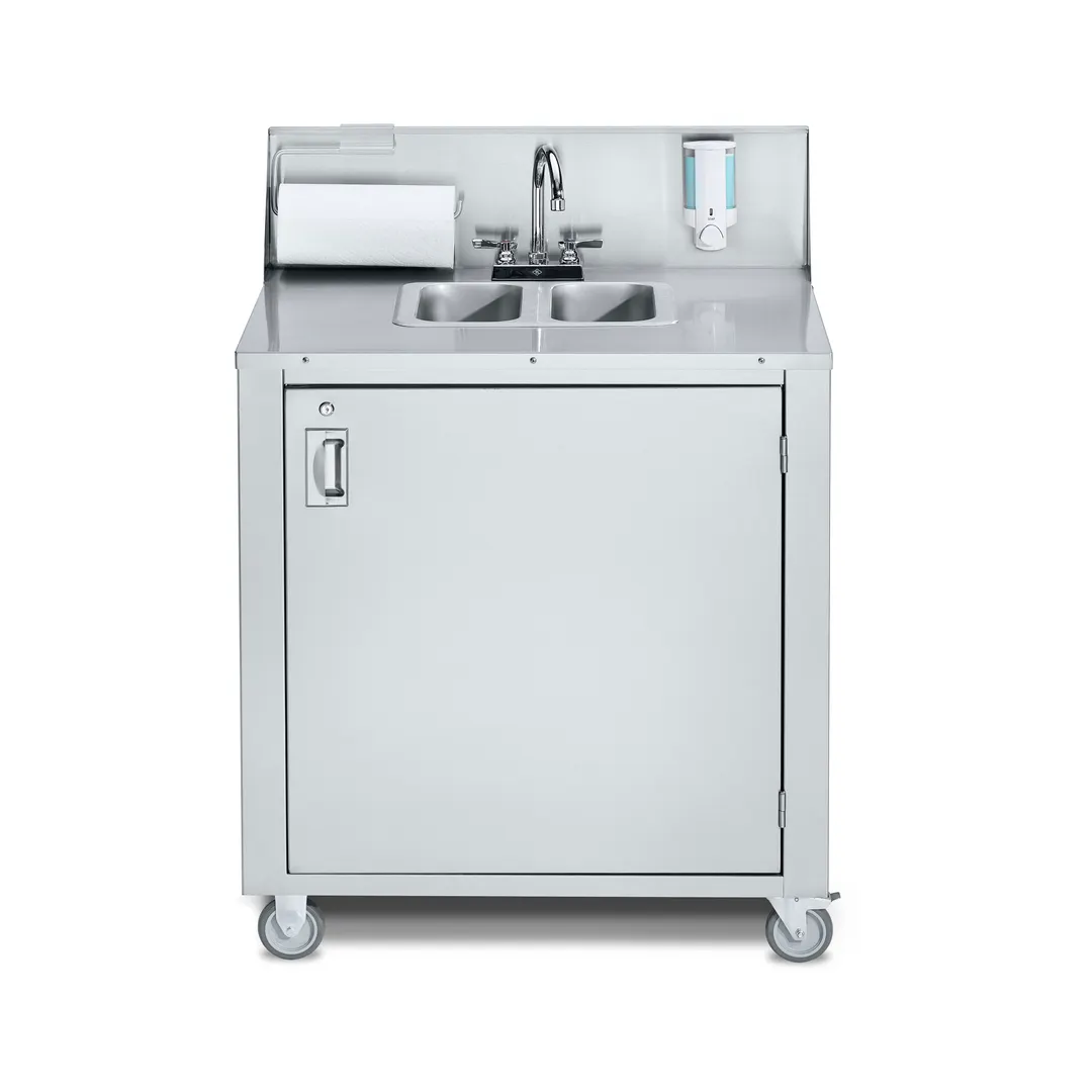 Crown Verity CV-PHS-2 Portable Sink, Hot & Cold Water