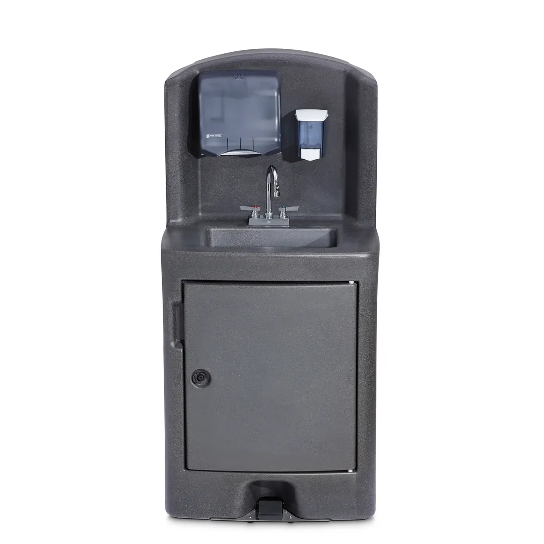 Crown Verity CV-PHS-5 Portable Hand Sink, 18" W x 13" Front-to-Back x 6" Deep Bowl