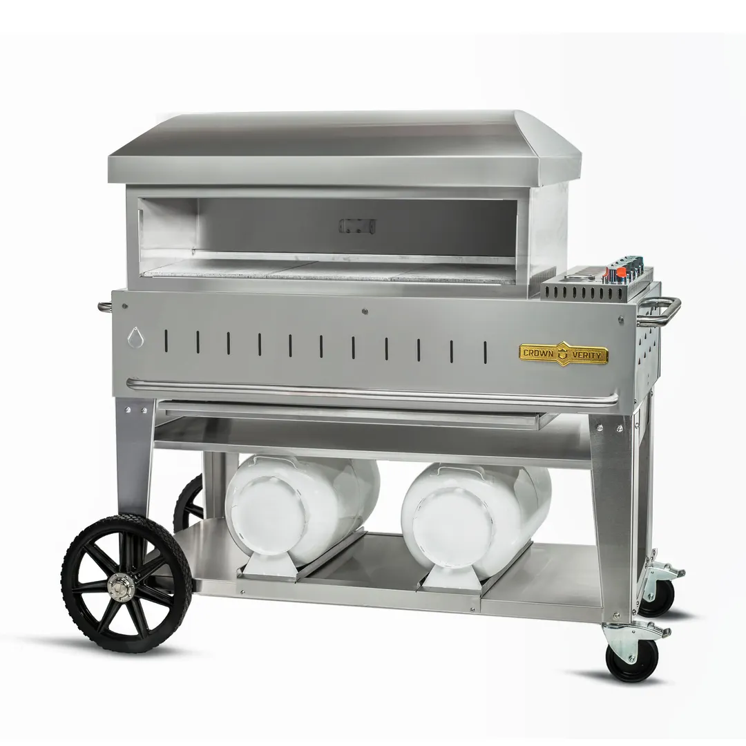 Crown Verity CV-PZ36-CB 58" Gas Deck-Type Pizza Bake Oven