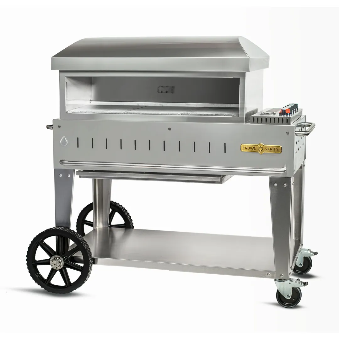 Crown Verity CV-PZ36-MB 58" Deck-Type Gas Pizza Oven