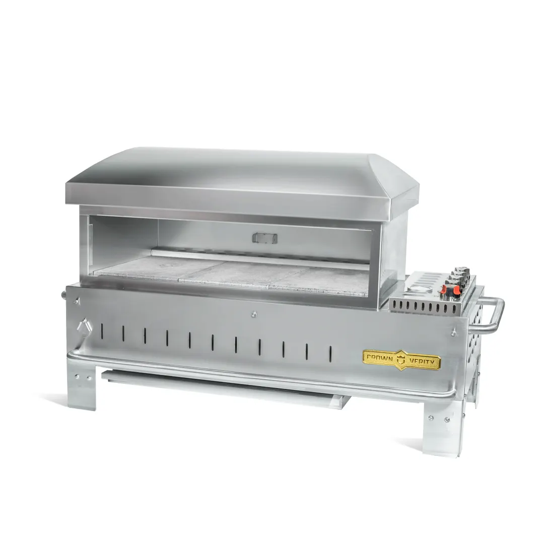 Crown Verity CV-PZ36-TT 36" Tabletop Outdoor Pizza Oven, LP gas, 3x10" Pizza 