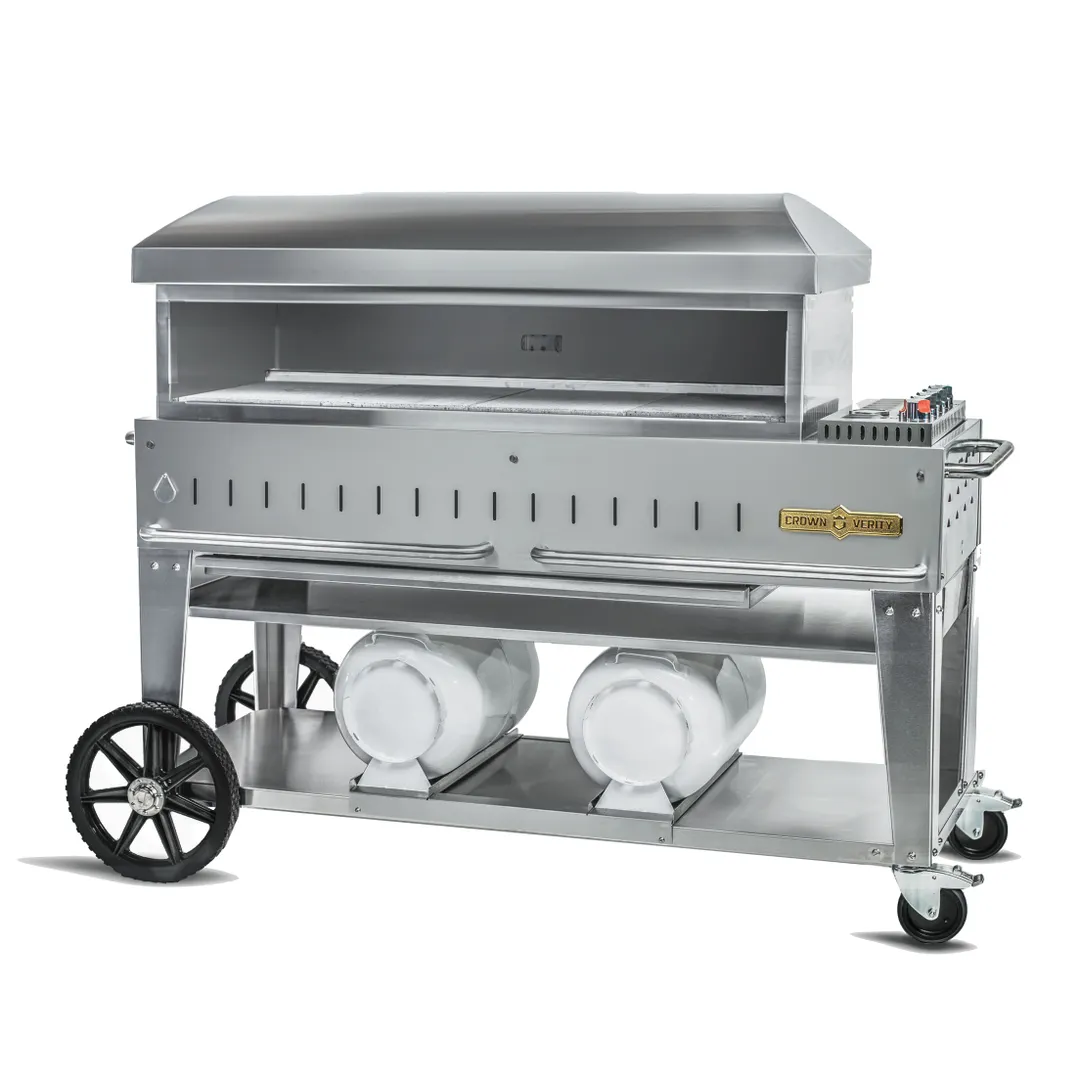 Crown Verity CV-PZ48-CB 70" Deck-Type Gas Pizza Oven