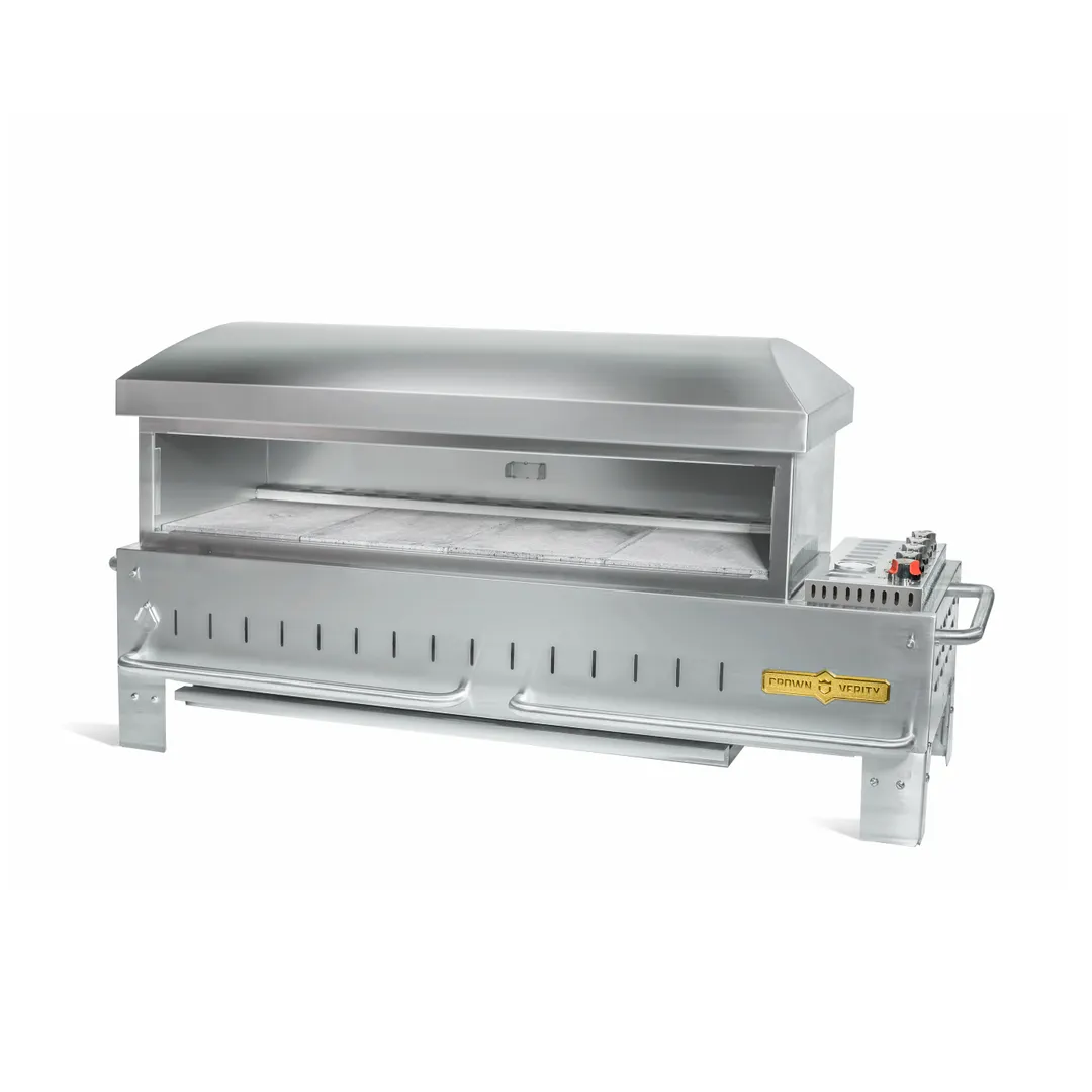 Crown Verity CV-PZ48-TT 67" 4-Deck Gas Countertop Pizza Oven w/ (4) 10" Pizza Capacity, LP
