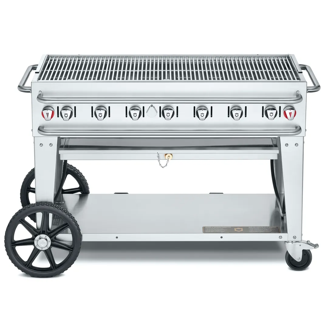 Crown Verity CV-RCB-48-SI BULK 48" Pro Series Outdoor Rentall Grill, Bulk LP Tank, 114.000 BTU