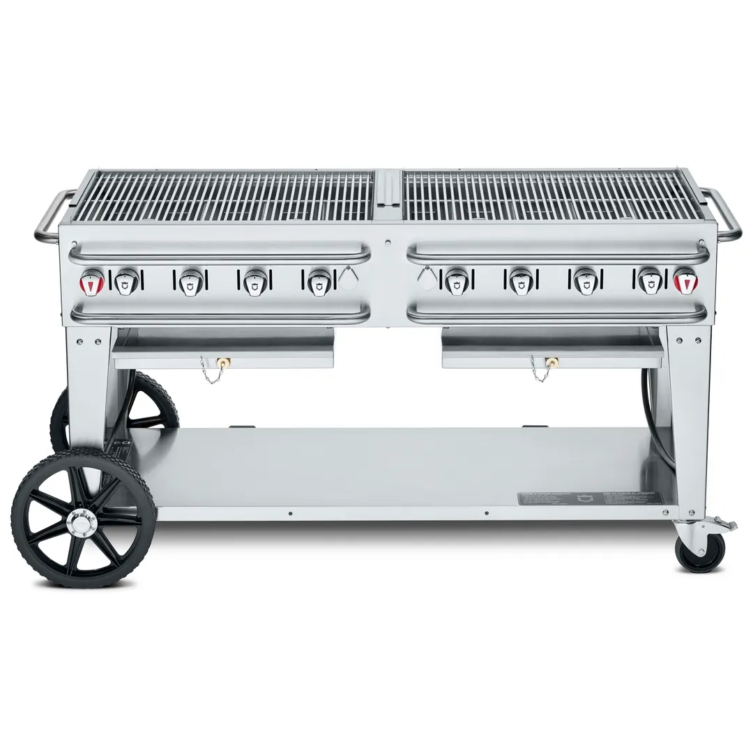 Crown Verity CV-RCB-60-SI-BULK 60" Pro Series Outdoor Rentall Grill, Bulk LP Tank, 129.000 BTU
