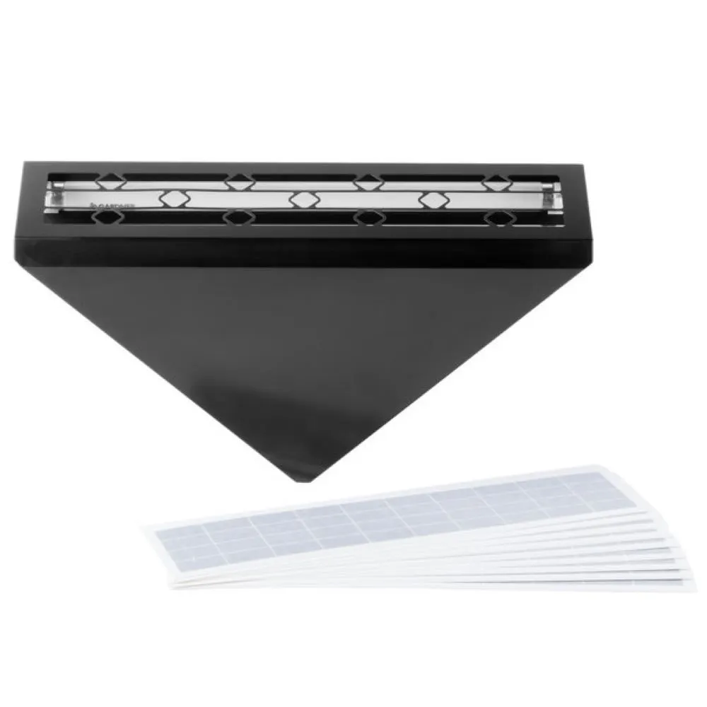 Curtron BL-150-BLACK-COMBO Insect Trapper – 2×25W UV Lights, 10×17"x4" Glue Boards, 1800 sq ft