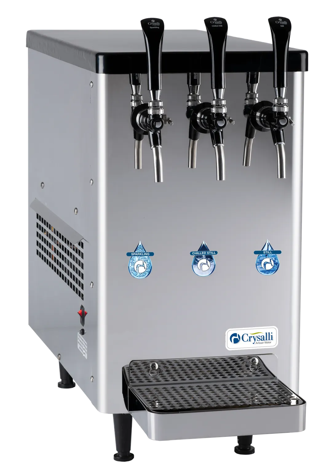Crysalli CR-1-3V 12" Countertop 1 Series Chilled Water Dispenser