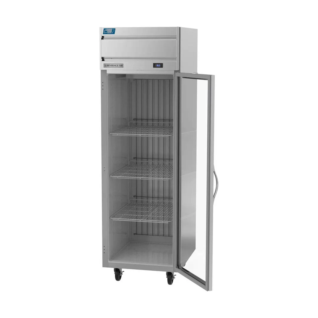 Beverage Air CT1HC-1G 26" 1-Section Convertible Refrigerator Freezer w/ Glass Door, 23 cu. ft.