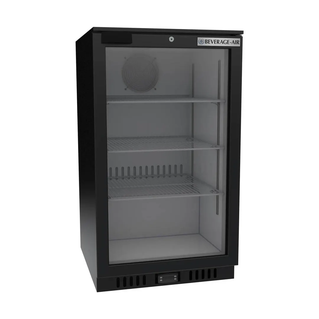 Beverage Air CT96HC-1-B 21" Countertop Merchandiser Refrigerator in Black, 5.9 cu. ft.
