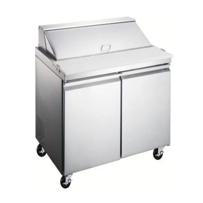 Connerton GP-48 46" Two Section Sandwich / Salad Prep Table, 9.5 cu. ft.