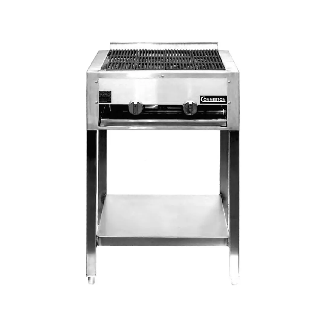 Connerton LRB-36-F 36" Floor Model Gas Lava Rock Charbroiler w/ (3) Burners, 120.000 BTU
