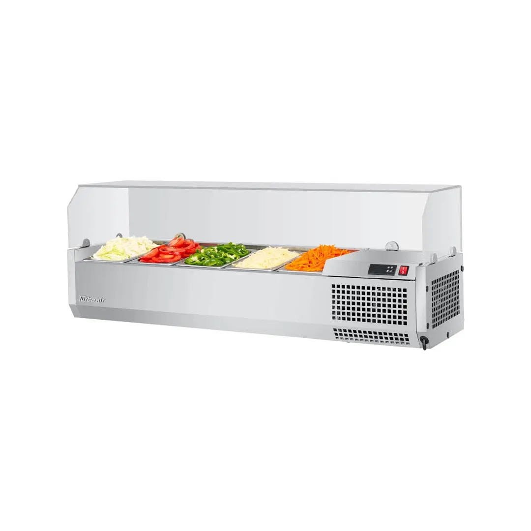 Turbo Air CTST-1200G-N 47" E-Line Countertop Salad Table, 5 Pan Capacity