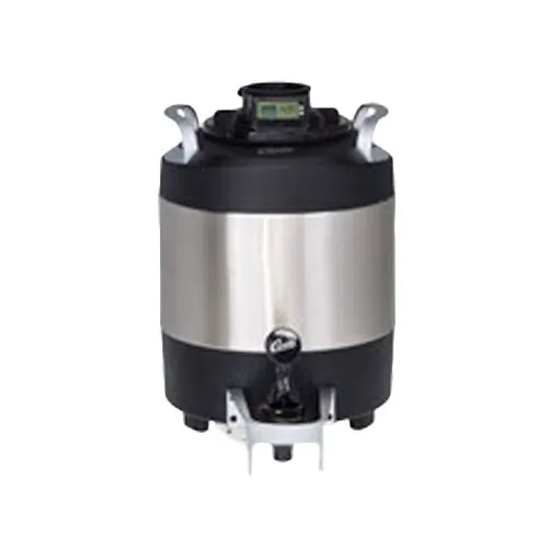 Curtis TFT1G2 9" Thermal FreshTrac® Single Coffee Dispenser, No Base - 1.0 Gal = 128 Oz / S.Steel